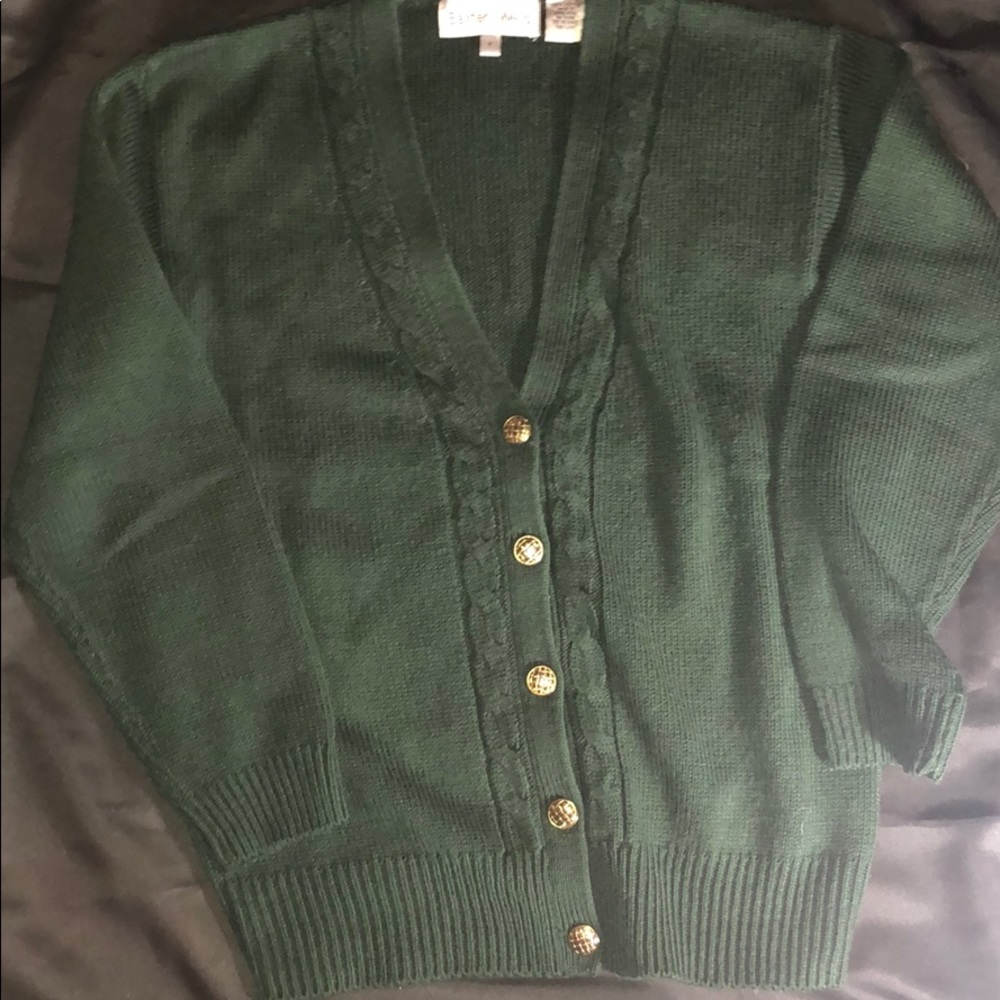 Grandma Green Vintage Sweater